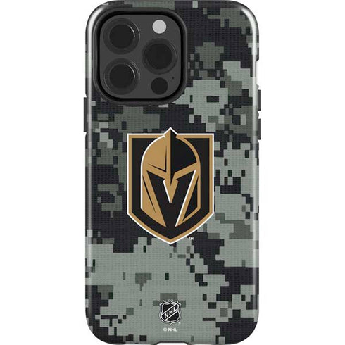 NHL Vegas Golden Knights Camo iPhone 15 Pro Impact Case